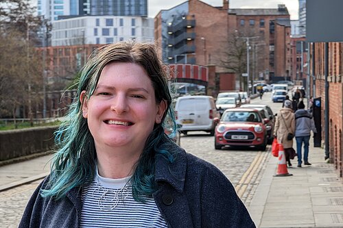 Headshot of Chris Northwood stood on Redhill Street, Ancoats