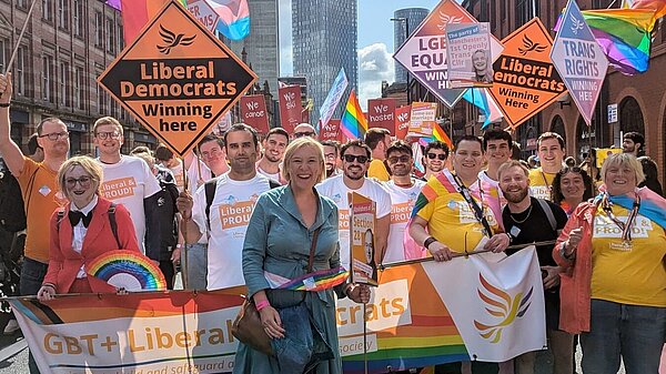 Lib Dems at Manchester Pride 2024