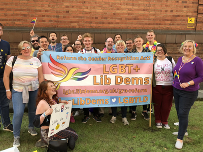 The Liberal Democrats at Manchester Pride